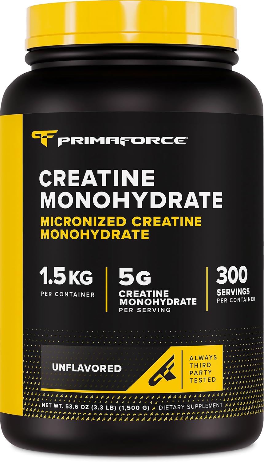 Primaforce Suplemento monohidrato de creatina \u2013 3.3 lbs - Polv...