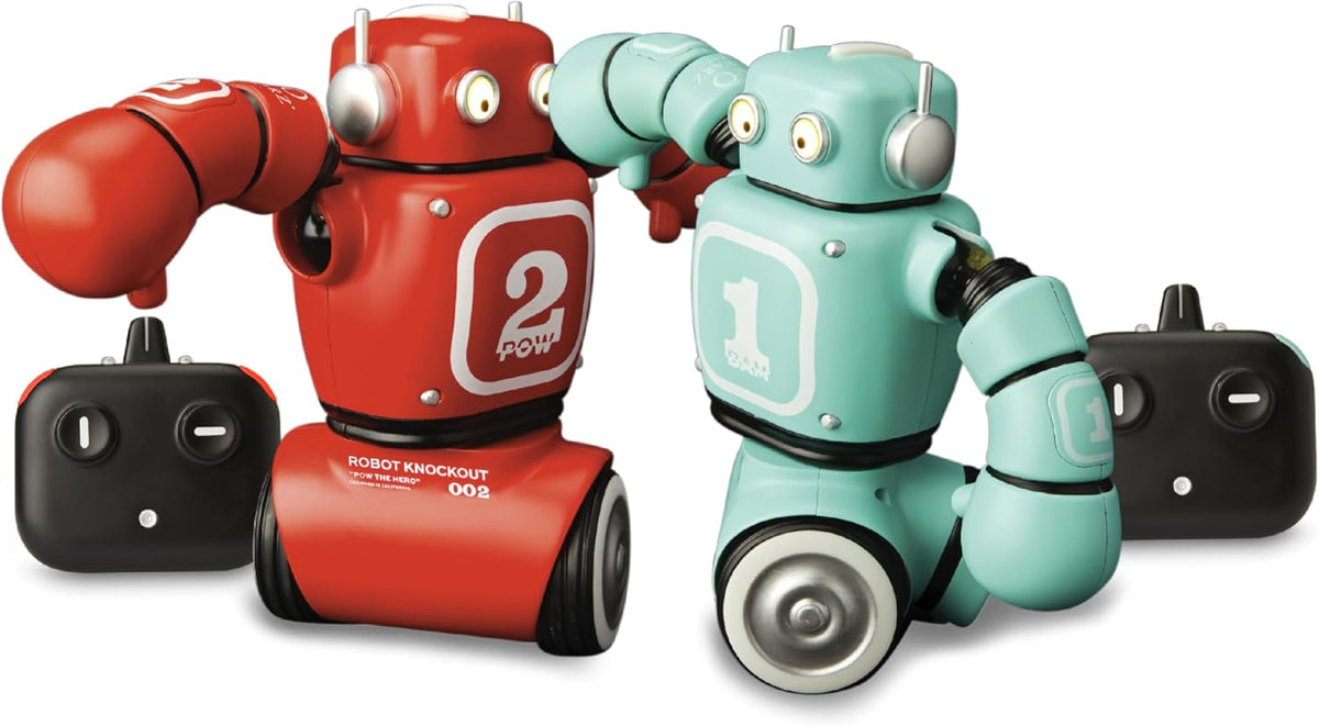 FAO Schwarz RC Robot Knockout Control Remoto Boxeo Set, 2 Robots de...
