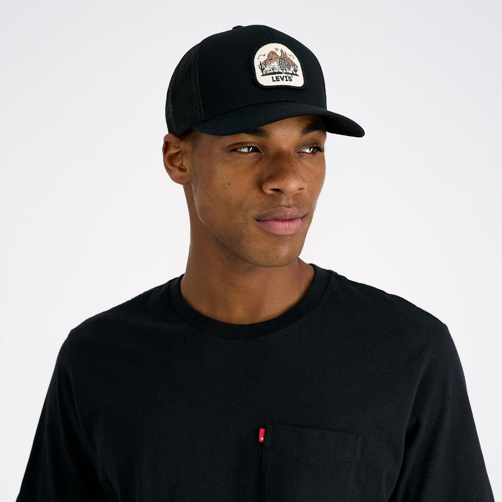 Levi's Gorra de camionero con logotipo de estilo clásico para h...