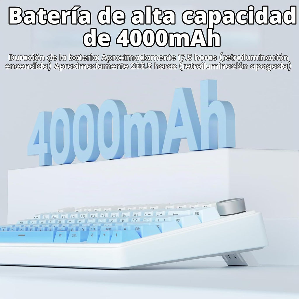 AULA F75 Pro Teclado mecánico inalámbrico, teclado personalizado in...