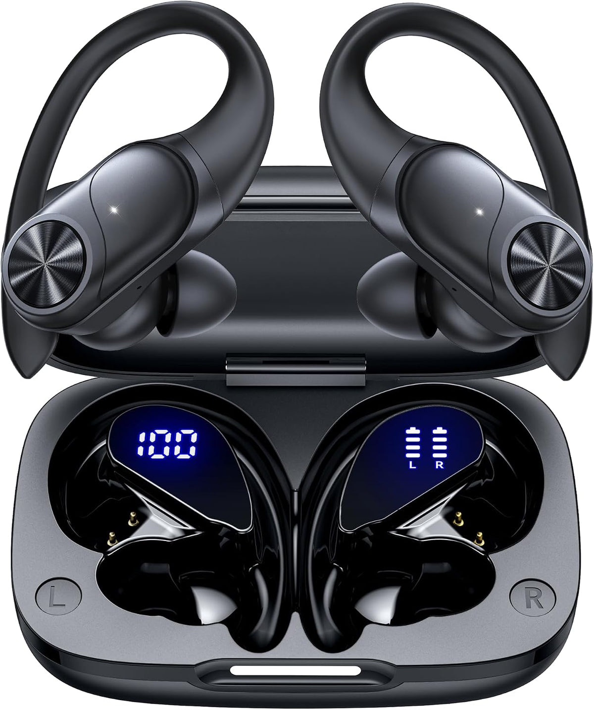 PocBuds Auriculares Bluetooth Auriculares Inalámbricos 80hrs Tiempo...