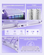 GravaStar Teclado mecánico inalámbrico para juegos Mercury K1 75% c...
