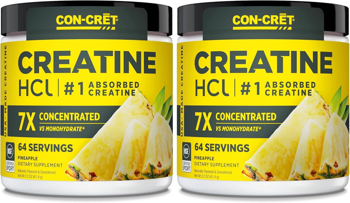 CON-CRET Creatina HCl en polvo | Apoyo de energía muscular, cogniti...