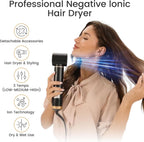 5 en 1 Multi Hair Styler - Cepillo secador de pelo, set de peinador...