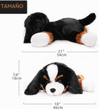 WEIGEDU Juguete de peluche para perro grande, cachorro de montaña b...