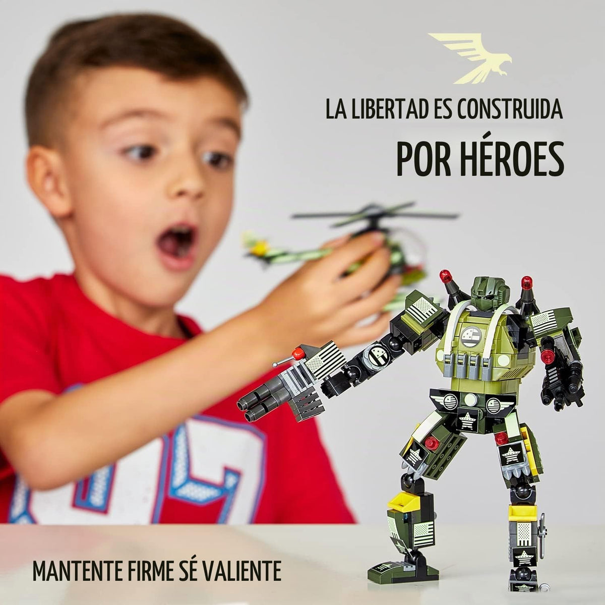 JITTERYGIT Conjunto de juguetes de regalo con mech de robot del ejé...