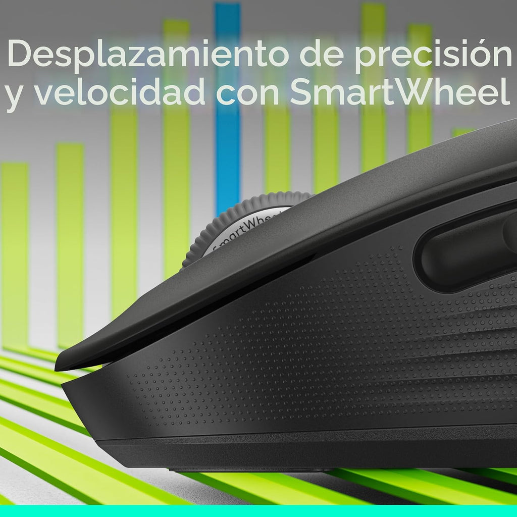 Logitech Signature M650 - Ratón inalámbrico para manos pequeñas a m...