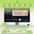 Teclado para juegos AULA S99, teclados de computadora inalámbricos...