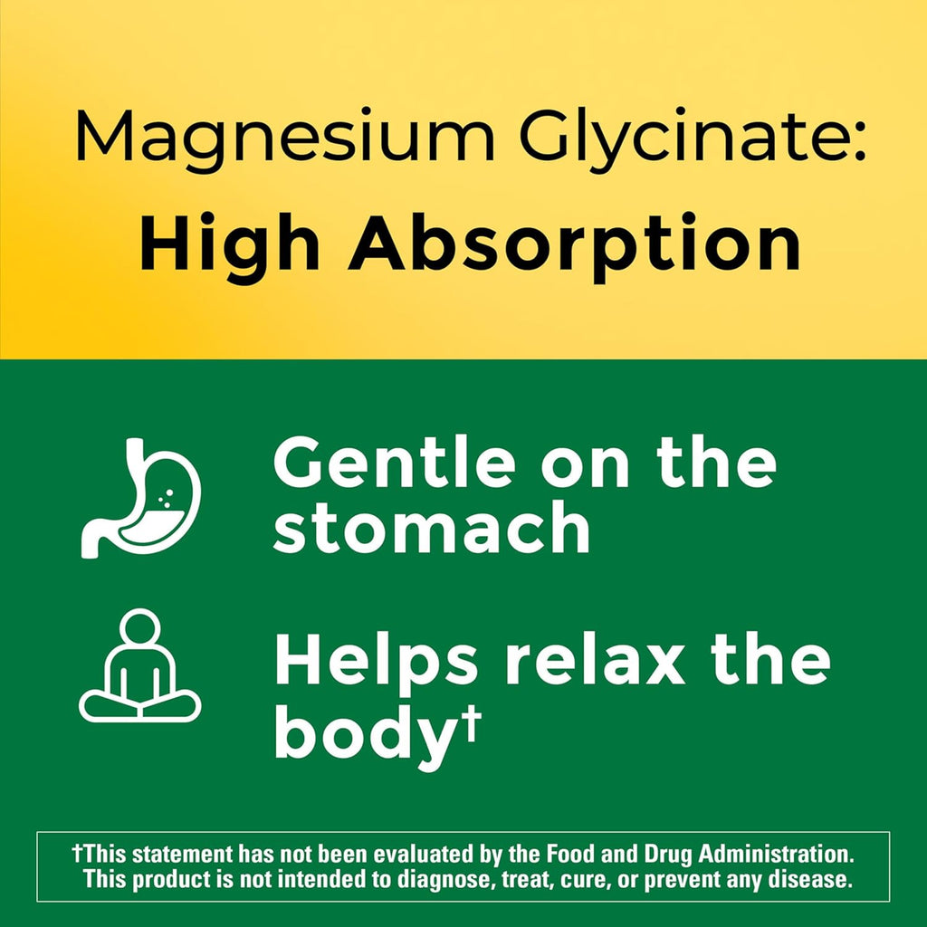 Nature Made Glicinato de magnesio 300 mg por 3 cápsulas, 90 cápsula...