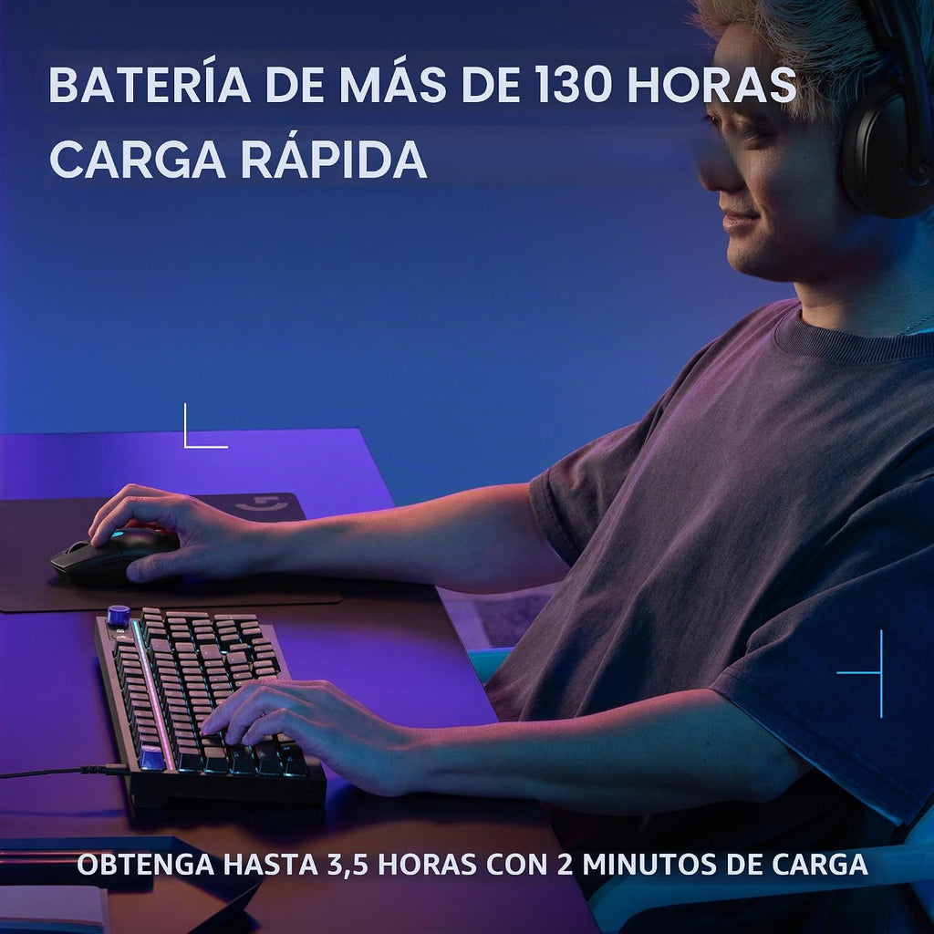 Logitech G Ratón inalámbrico para juegos 305 X Superlight - Negro |...