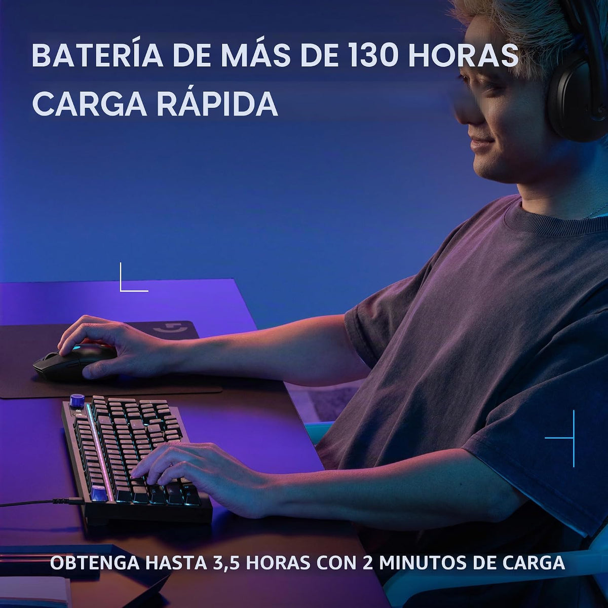 Logitech G Ratón inalámbrico para juegos 305 X Superlight - Negro |...