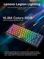 Lenovo Legion K510 Mini Pro - Teclado mecánico con cable para juego...