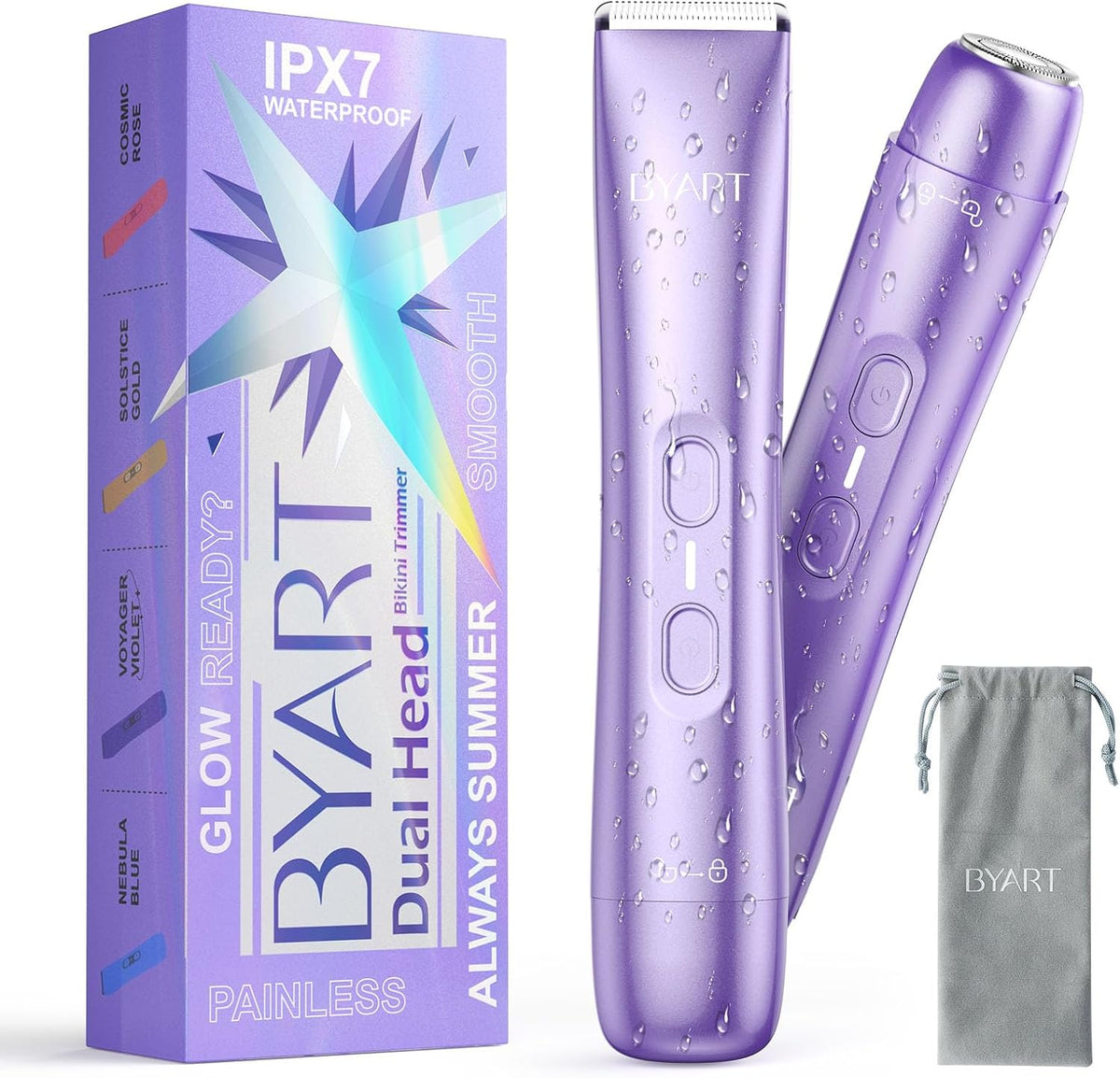 BYART - Recortador de bikini para mujeres de doble cabeza \u2013 Má...