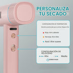 Secador de pelo iónico con difusor y concentrador, secadora profesi...