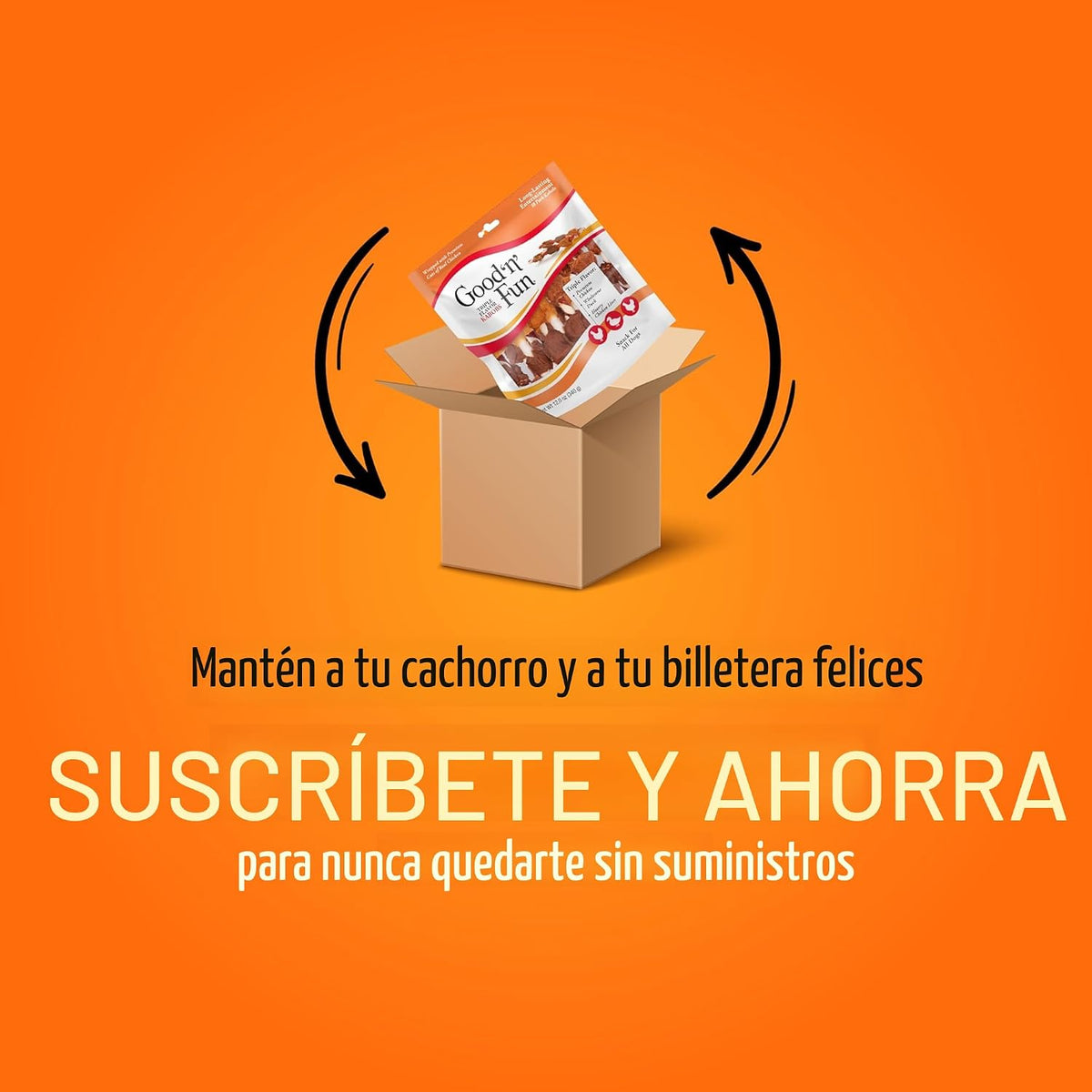 Good N Fun - Masticables de triple sabor para todos los perros, dal...