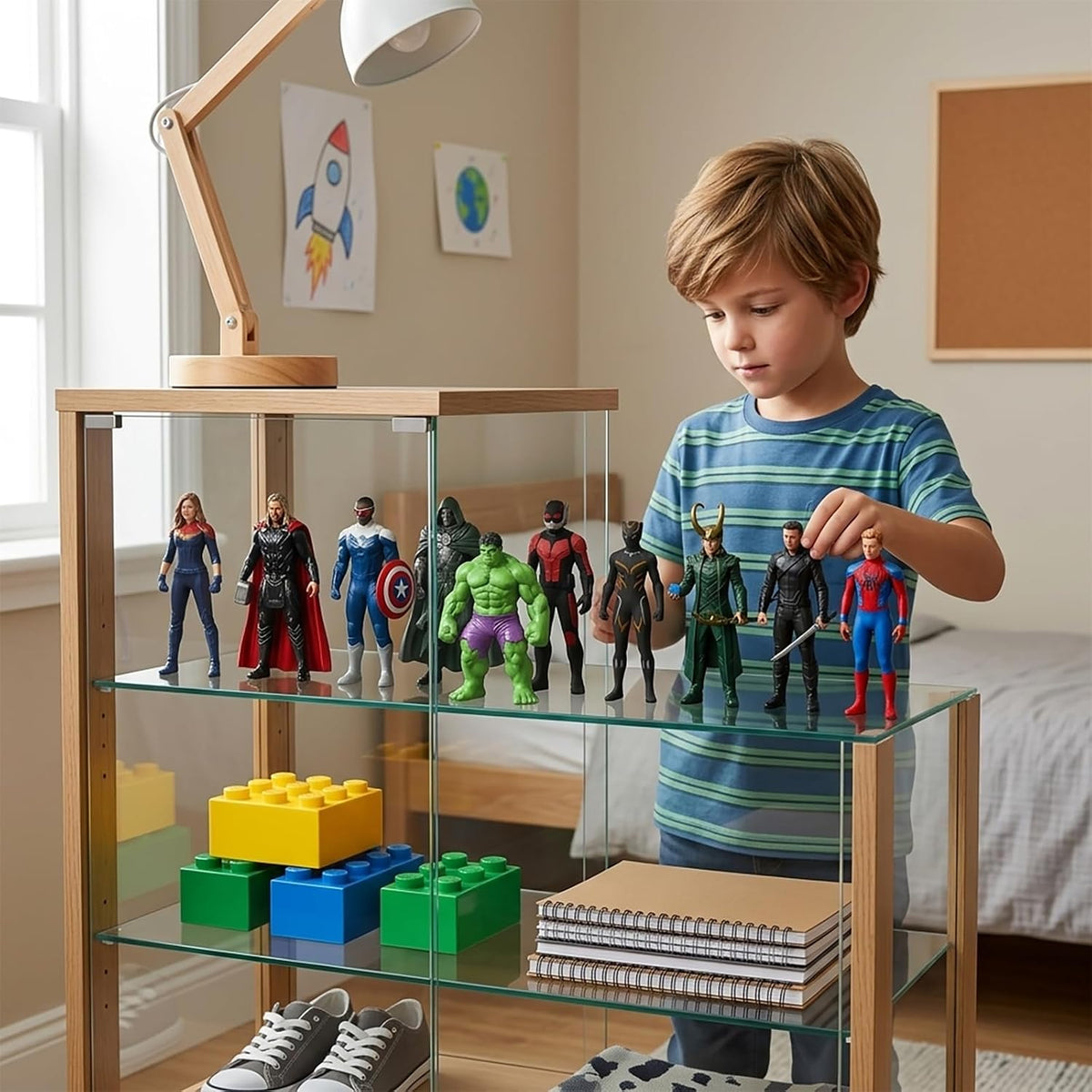 HLDMYYXGS 12 figuras de superhéroe, miniatura de leyendas heroicas...