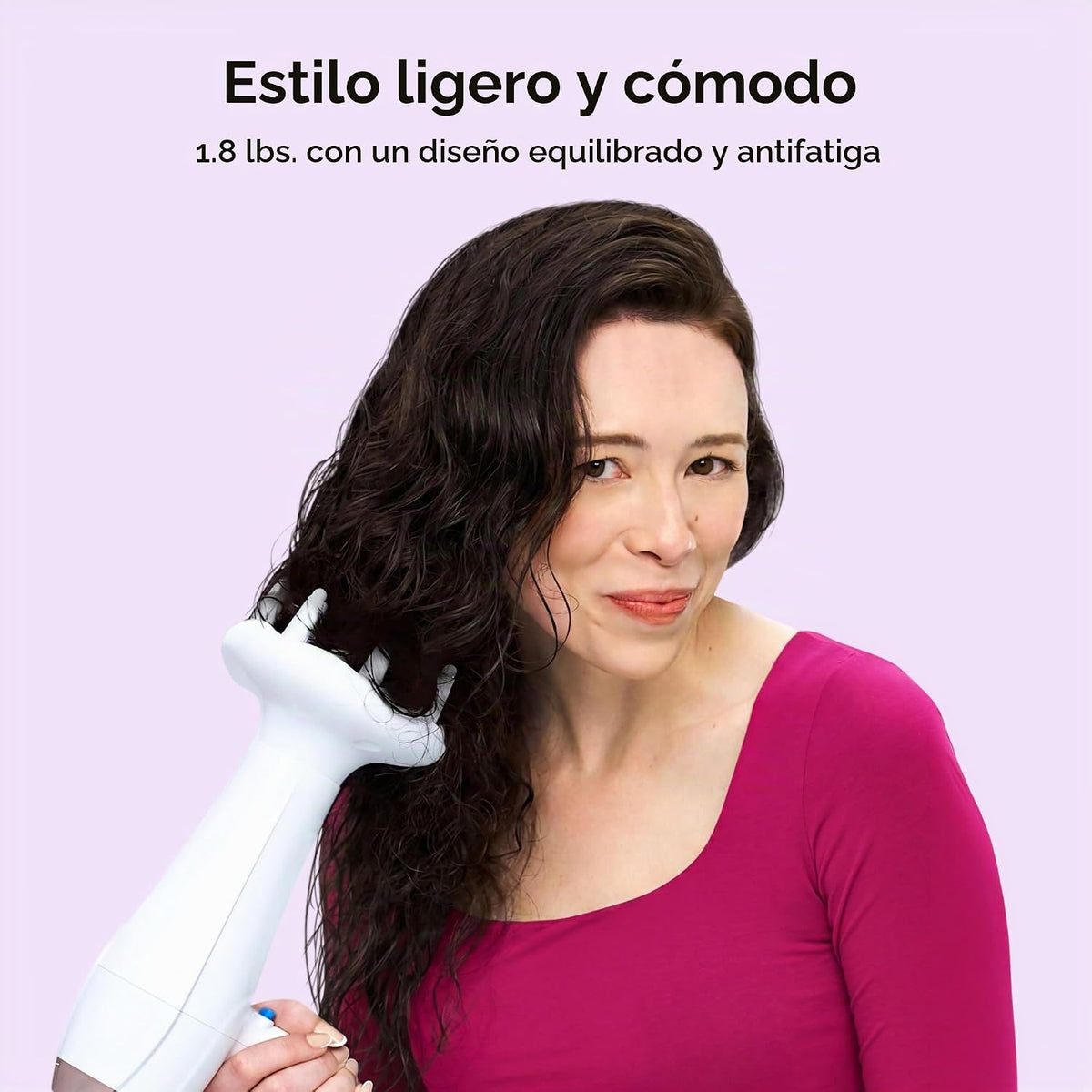 Secador de pelo doble cerámico Conair con difusor y concentrador, 1...