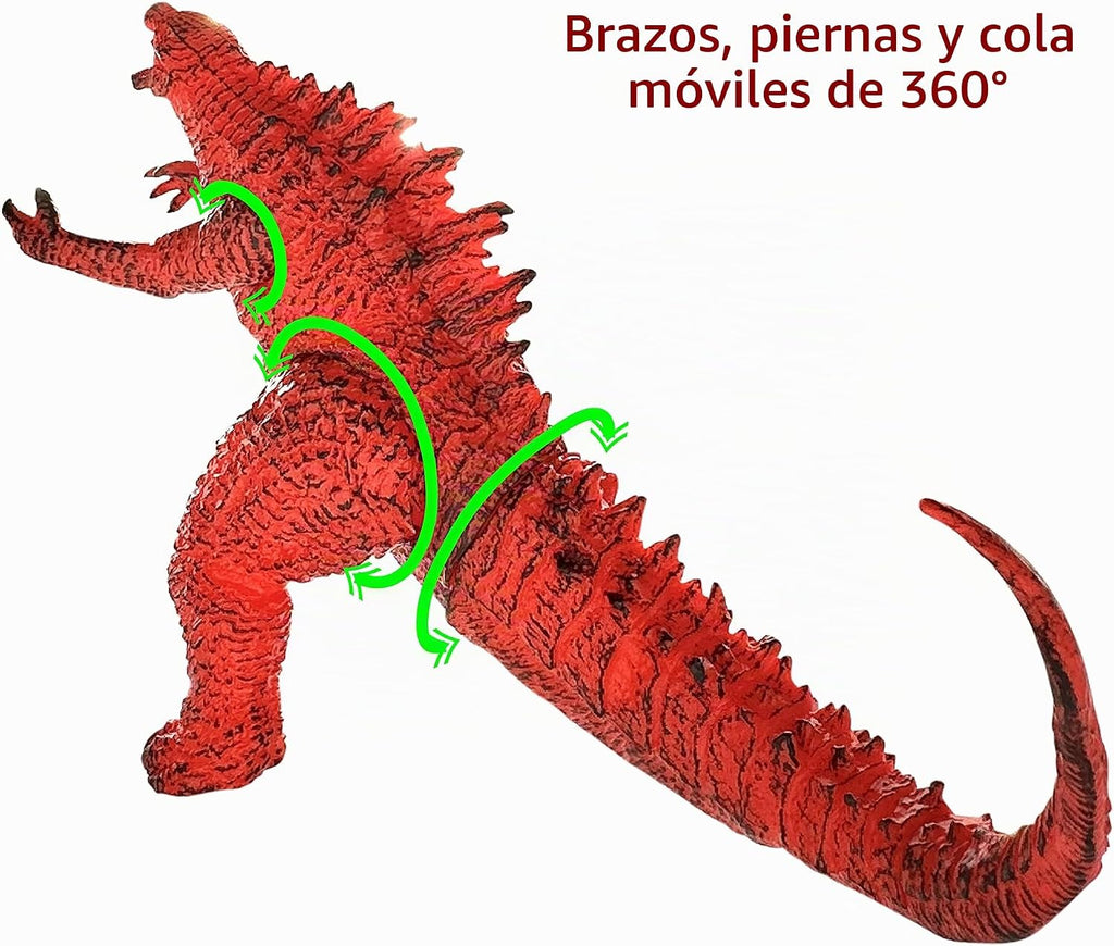 TwCare Juego de 2 figuras de espinilla de fuego legendario monstruo...