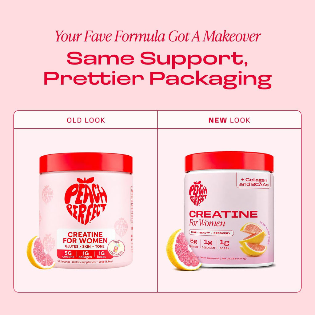 Peach Perfect Creatina para mujeres \u2013 Monohidrato de creatina...