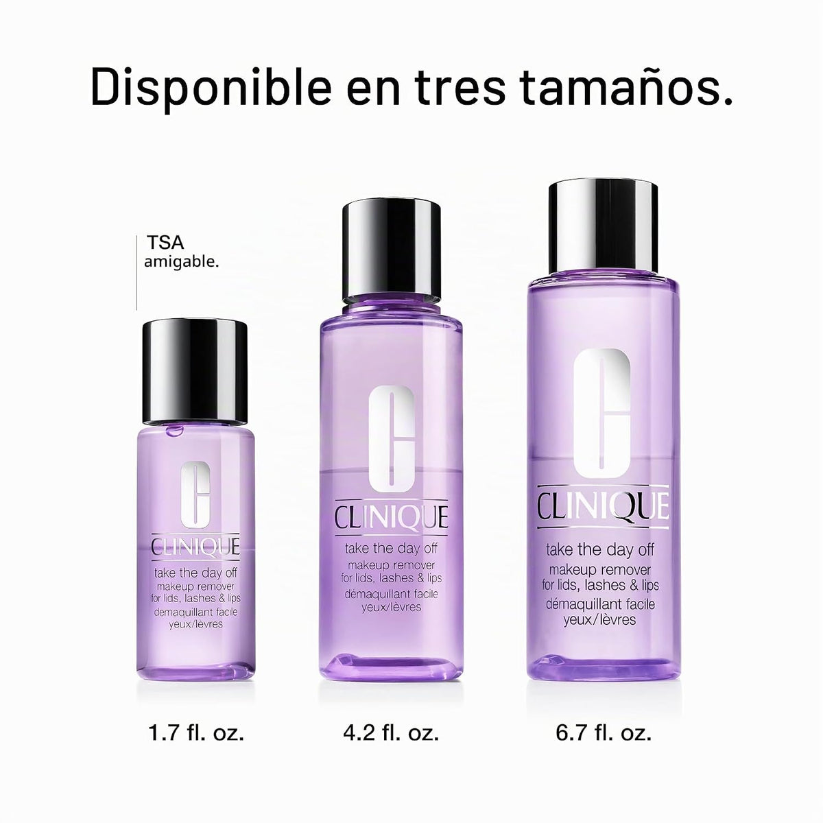 Clinique Take The Day Off Desmaquillador líquido para párpados, pes...