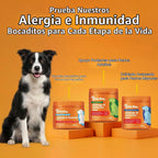 Zesty Paws Alivia la alergia de los perros - Suplemento antipicazón...