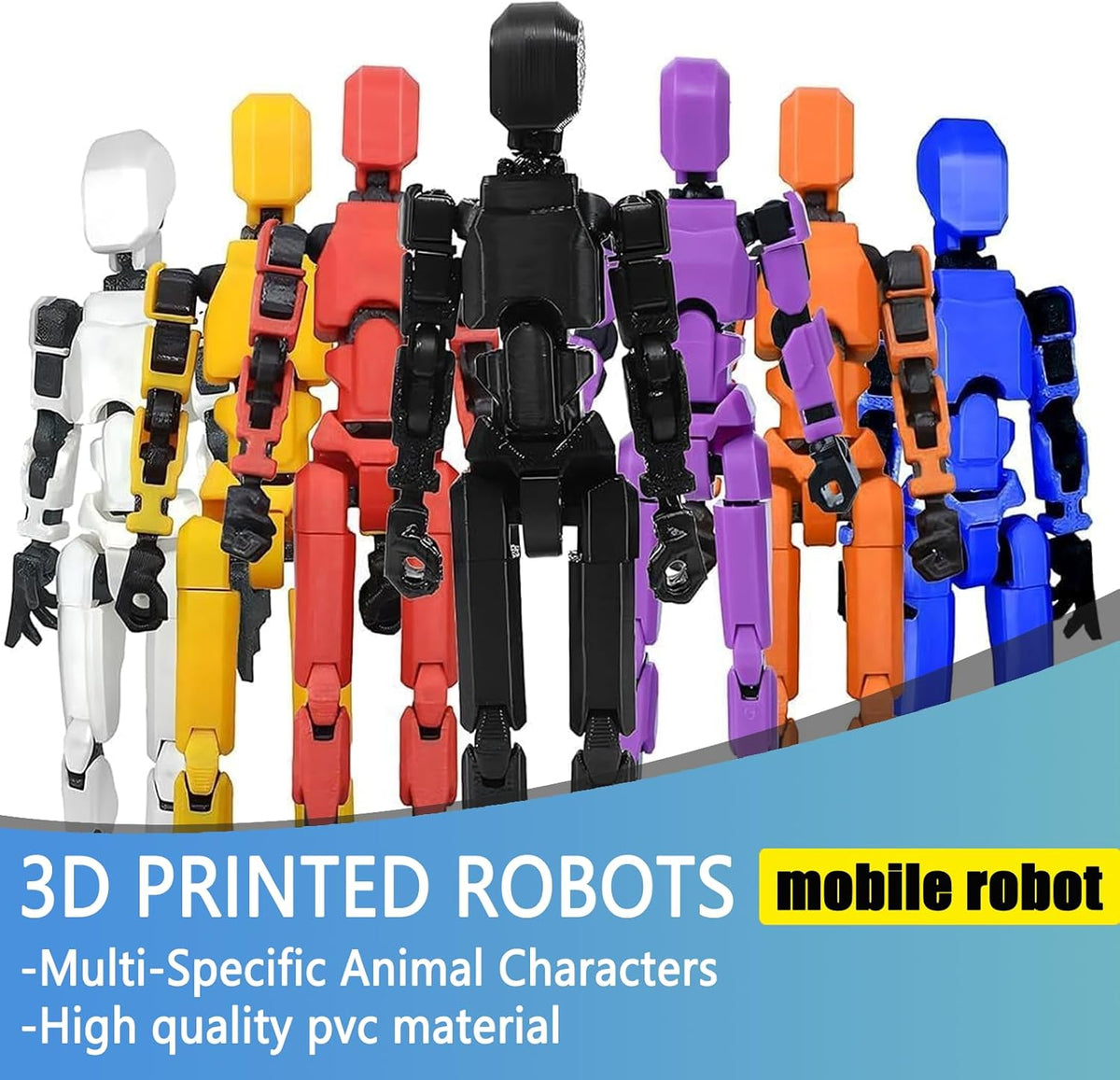 Juego de figuras de acción de Titan 13 de 2025, T-13 Robot figura d...
