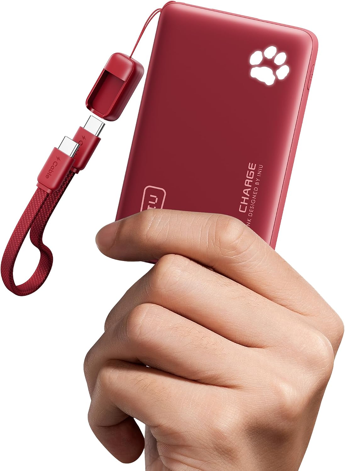 INIU 10000mAh 45W cargador portátil de carga rápida, banco de energ...