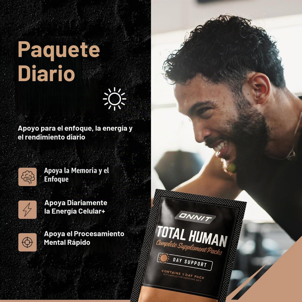 ONNIT Total Human - Paquetes diarios de vitaminas para hombres y mu...