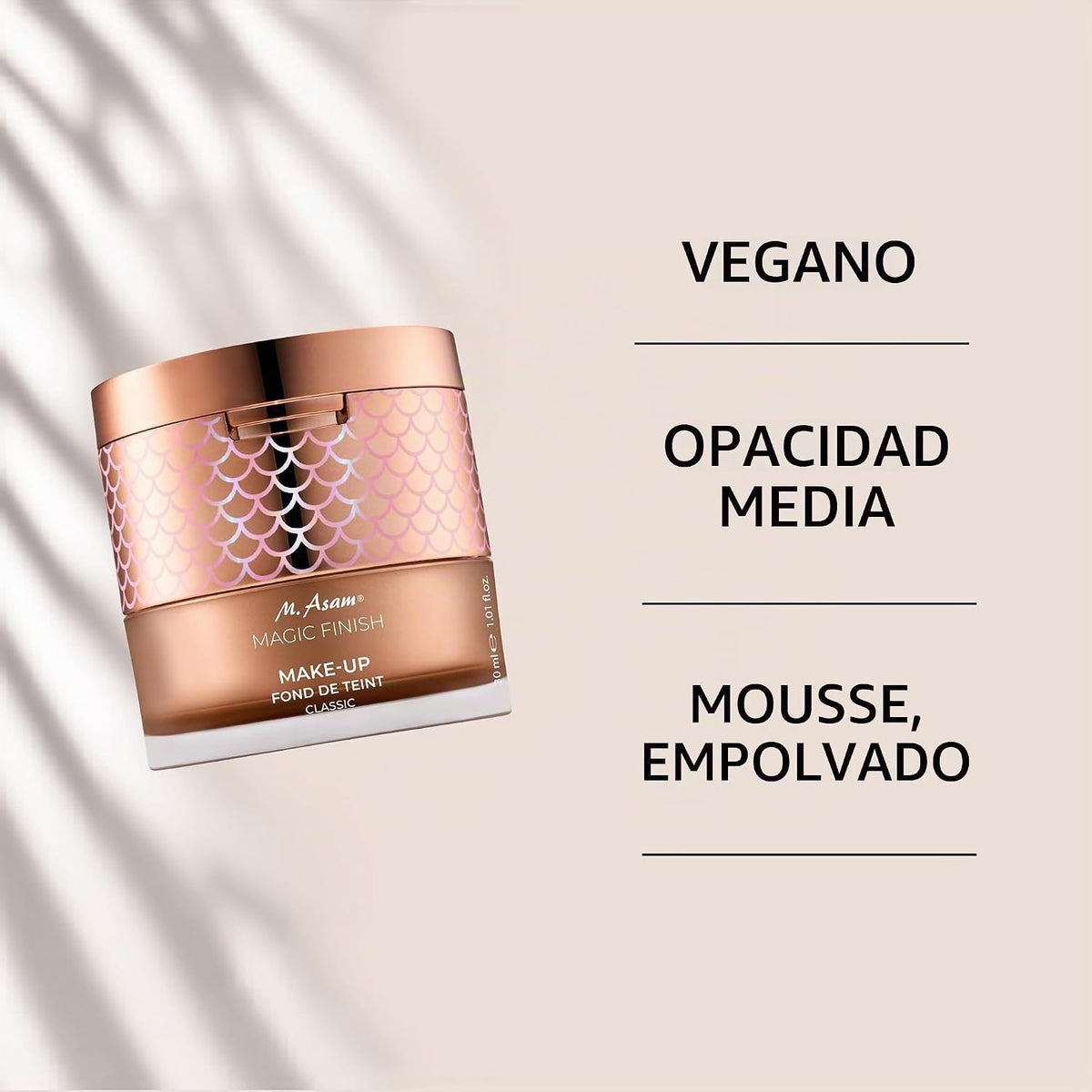 M. Asam Magic Finish Maquillaje 2 en 1 Classic &amp; Glow Blush Sof...
