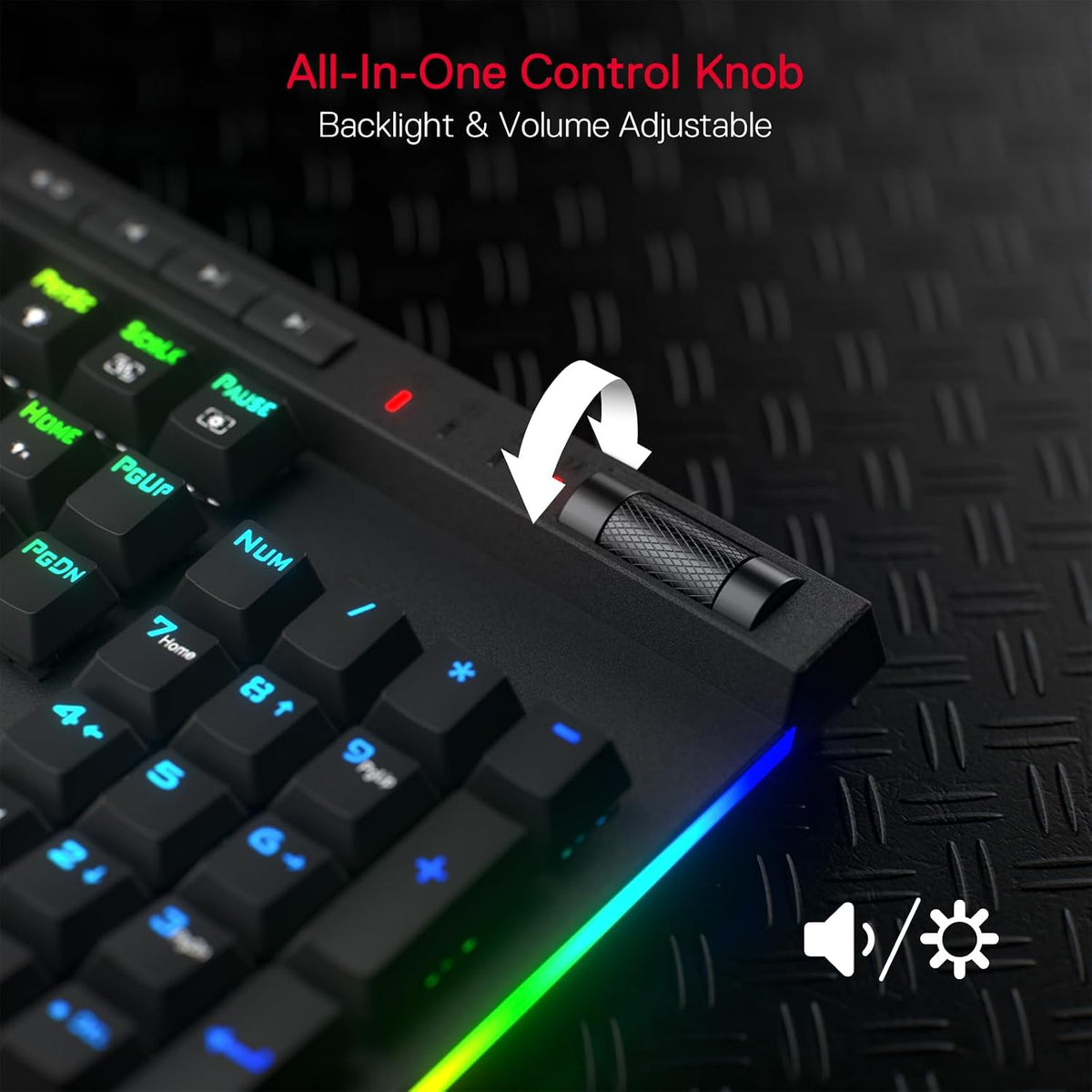 Redragon K580 PRO Teclado inalámbrico para juegos RGB, teclas Macro...