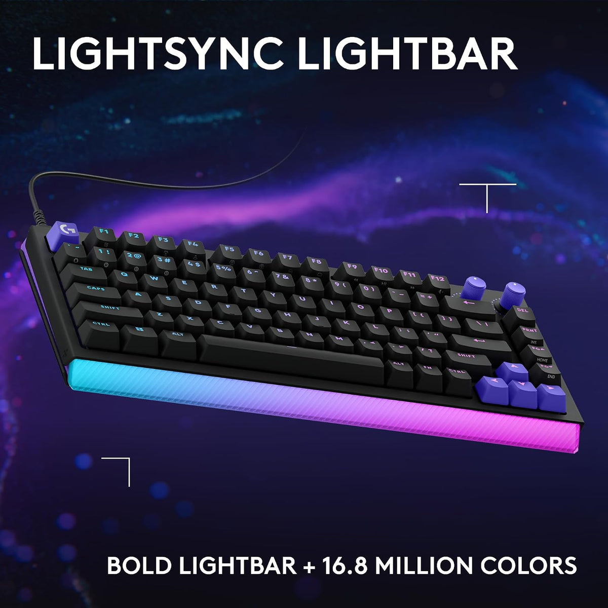Logitech G 512 X 75 TMR + Teclado mecánico para juegos con interrup...