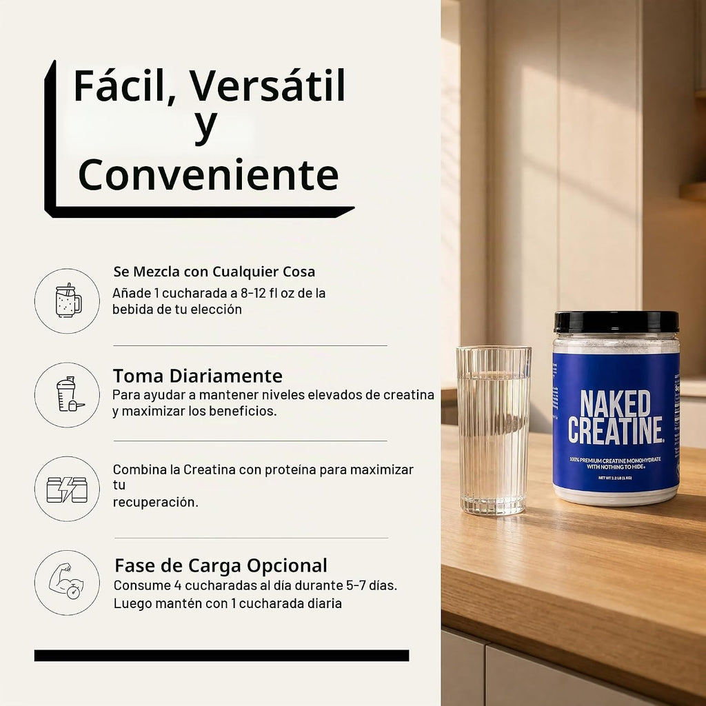 Monohidrato de creatina puro, 200 porciones de 35.27 oz, bulto de 2...
