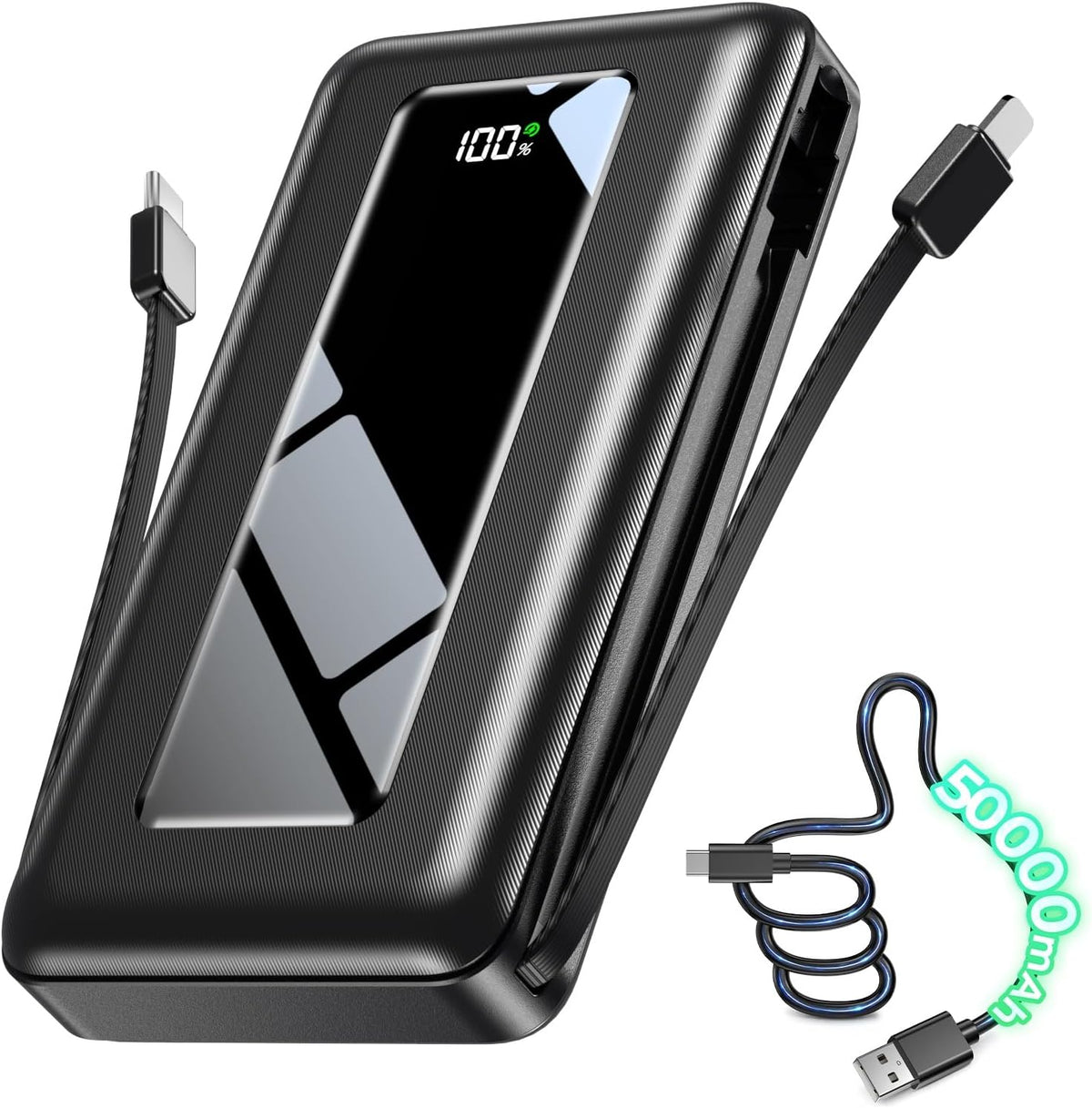 banco portátil del poder del cargador 50000mAh, carga rápida con lo...