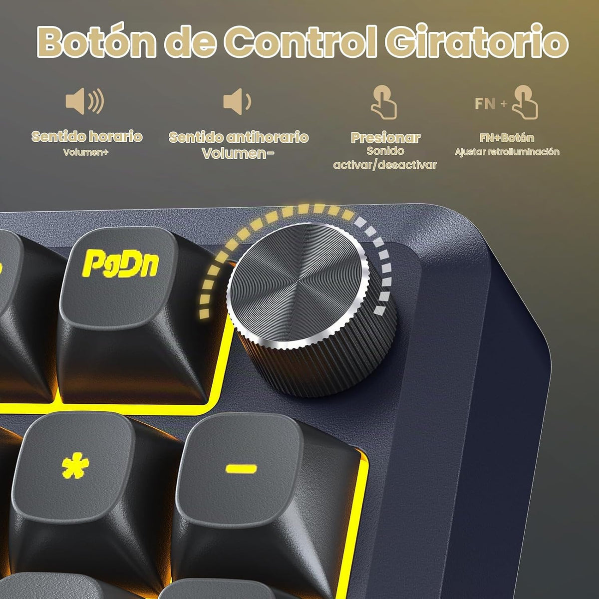 Redragon K688PRO Teclado mecánico inalámbrico para juegos con junta...