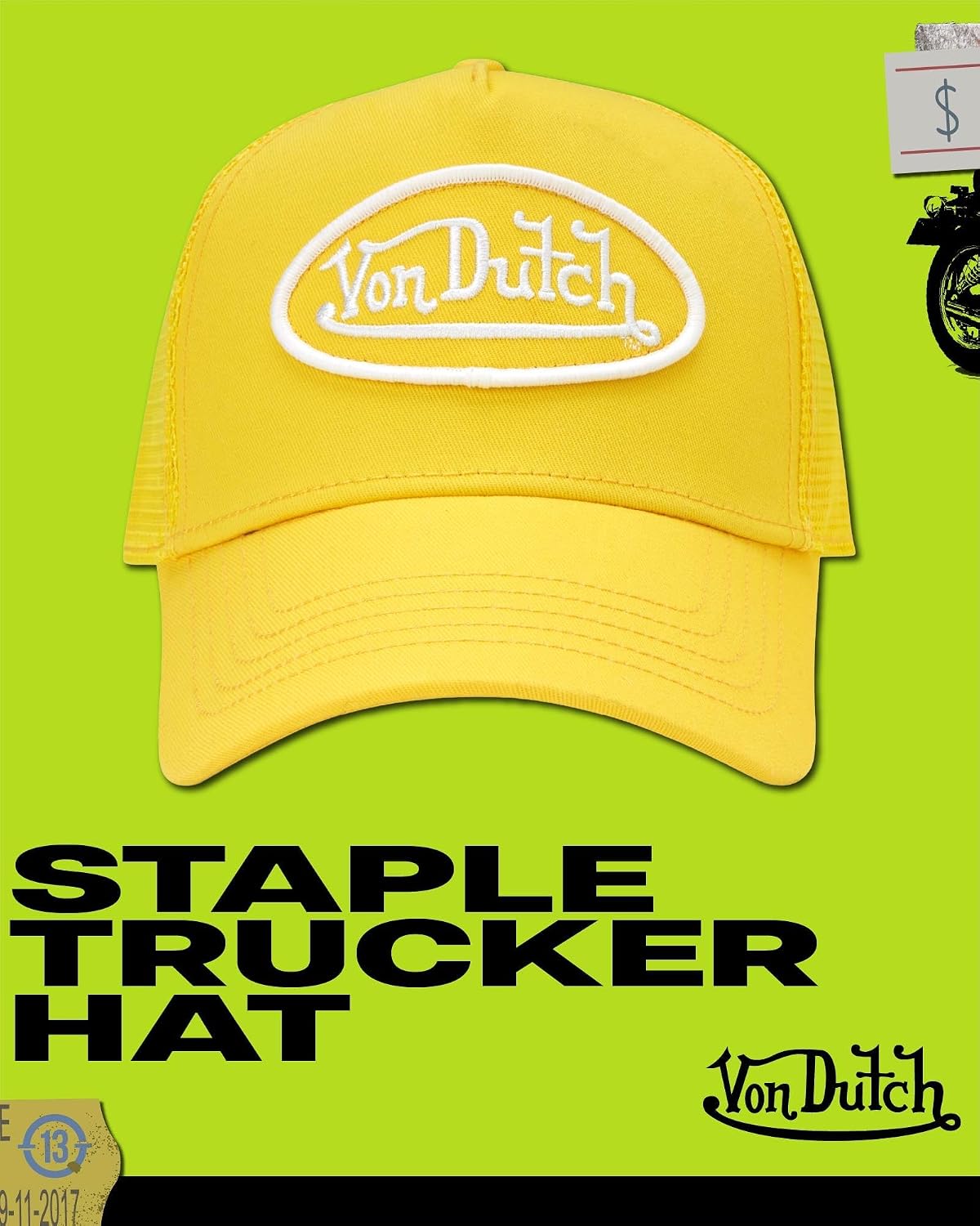 Von Dutch Gorra unisex de camionero \u2013 Gorra de béisbol retro c...
