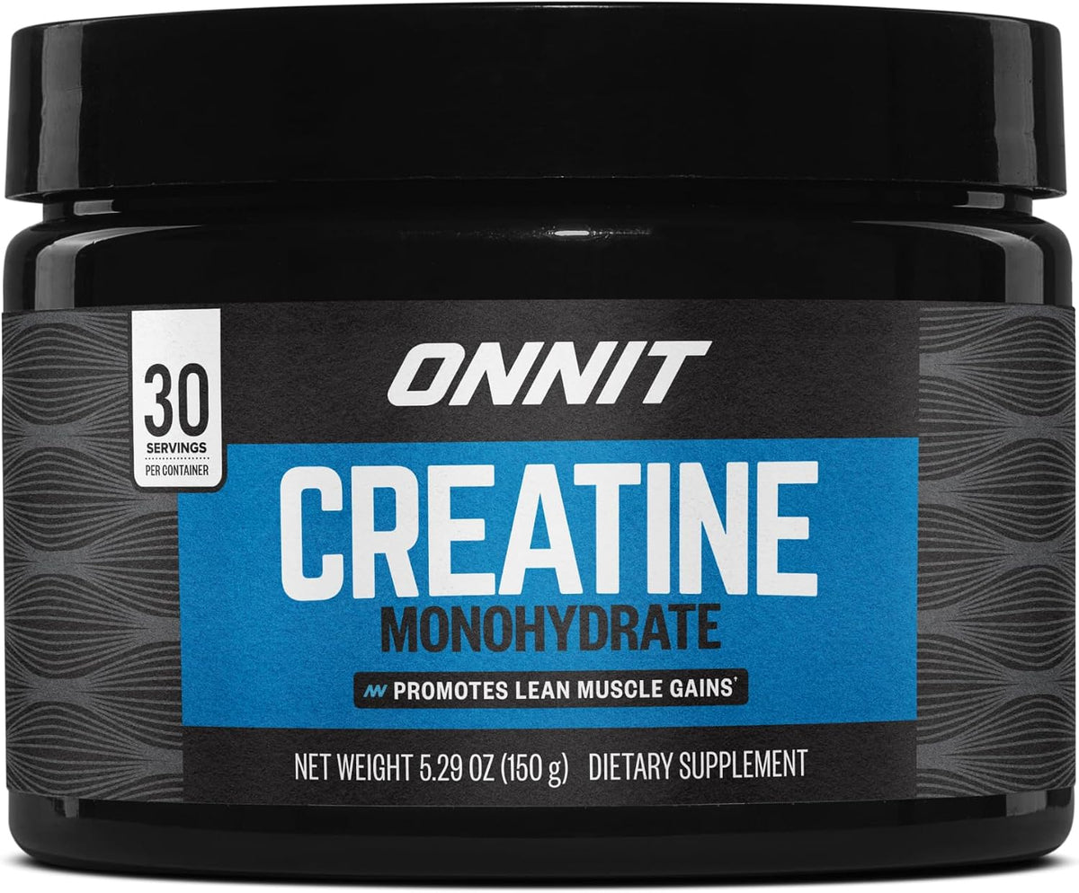 ONNIT Monohidrato de creatina en polvo 0.18 oz, sin sabor, 30 porci...