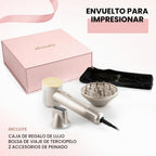 ELLA BELLA® Secador de pelo de plasma compacto, pantalla digital, s...