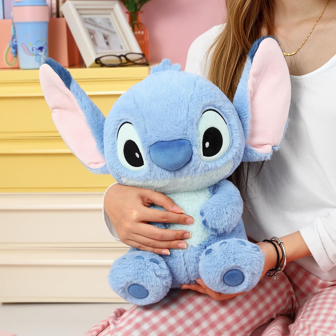 MINISO Disney - Animales de peluche de puntada de 10 pulgadas, lind...