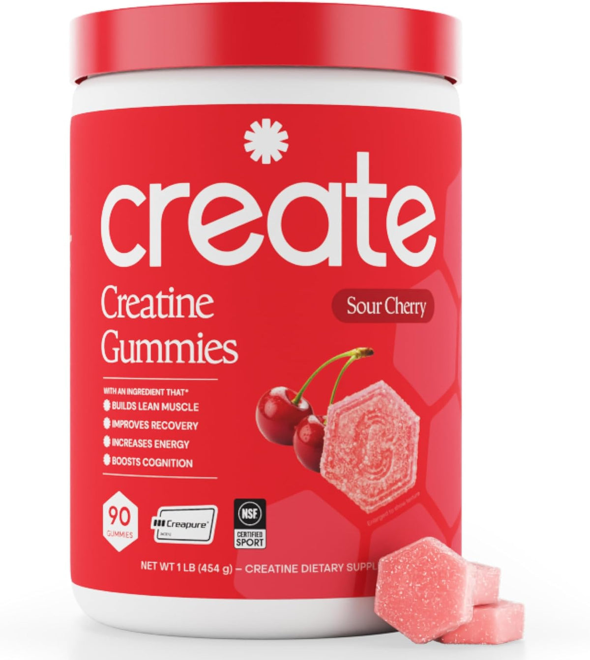 Create Gomitas de monohidrato de creatina para mujeres y hombres, c...