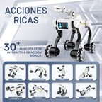 Kit de perro robot 3 en 1 con ruedas, más de 30 acciones biónicas,...