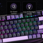 Teclado para juegos RGB inalámbrico Redragon K740 PRO, base y peril...