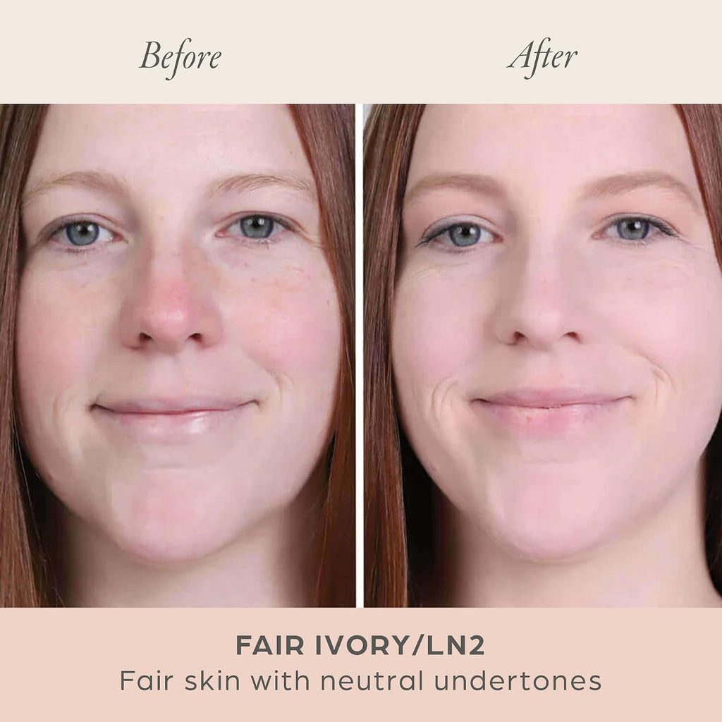 Base de maquillaje mineral prensada 4 en 1 PÜR con SPF 15