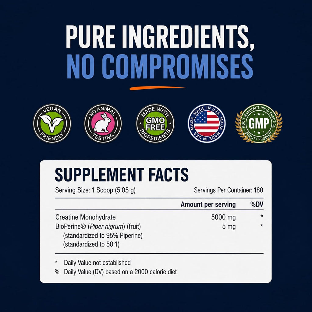 Approved Science Monohidrato de creatina en polvo \u2013 con BioPer...