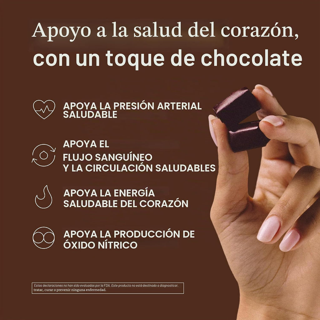 Humann SuperBeets - Masticables de corazón, soporte de óxido nítric...