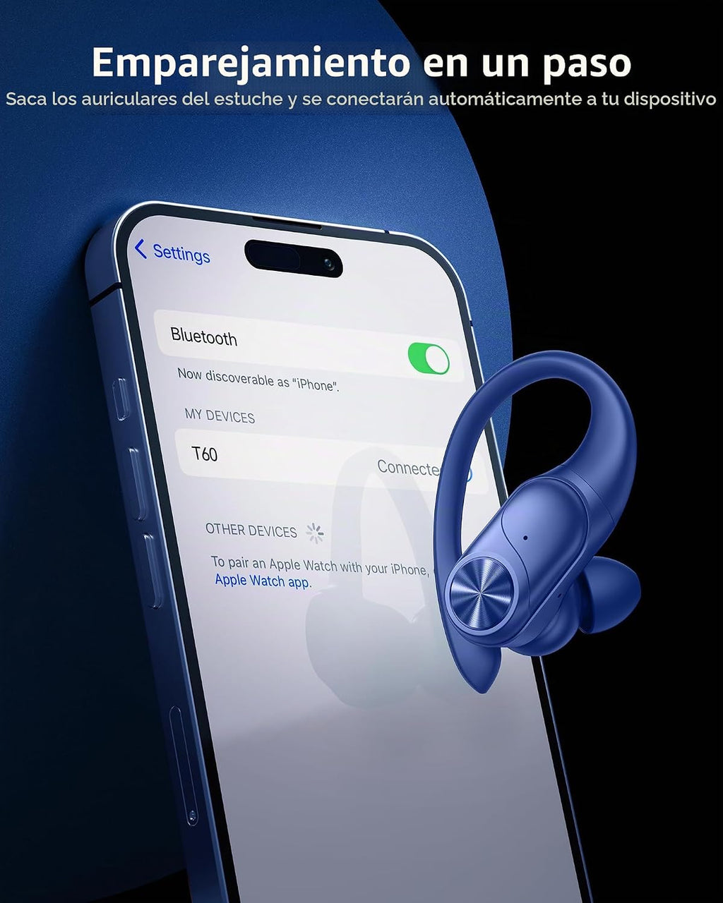PocBuds Auriculares Bluetooth inalámbricos 80 horas de reproducción...