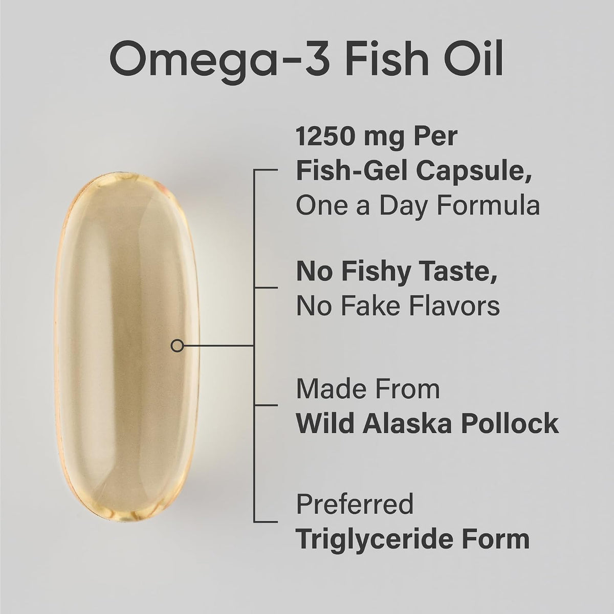 Sports Research® Aceite de pescado Omega-3 1250mg de Wild Alaska Po...