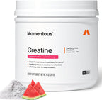 Momentous Monohidrato de creatina en polvo, 0.2 oz por porción, san...