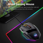 Redragon M801 Ratón para Juegos, Ratón RGB para PC MMO con 9 Botone...