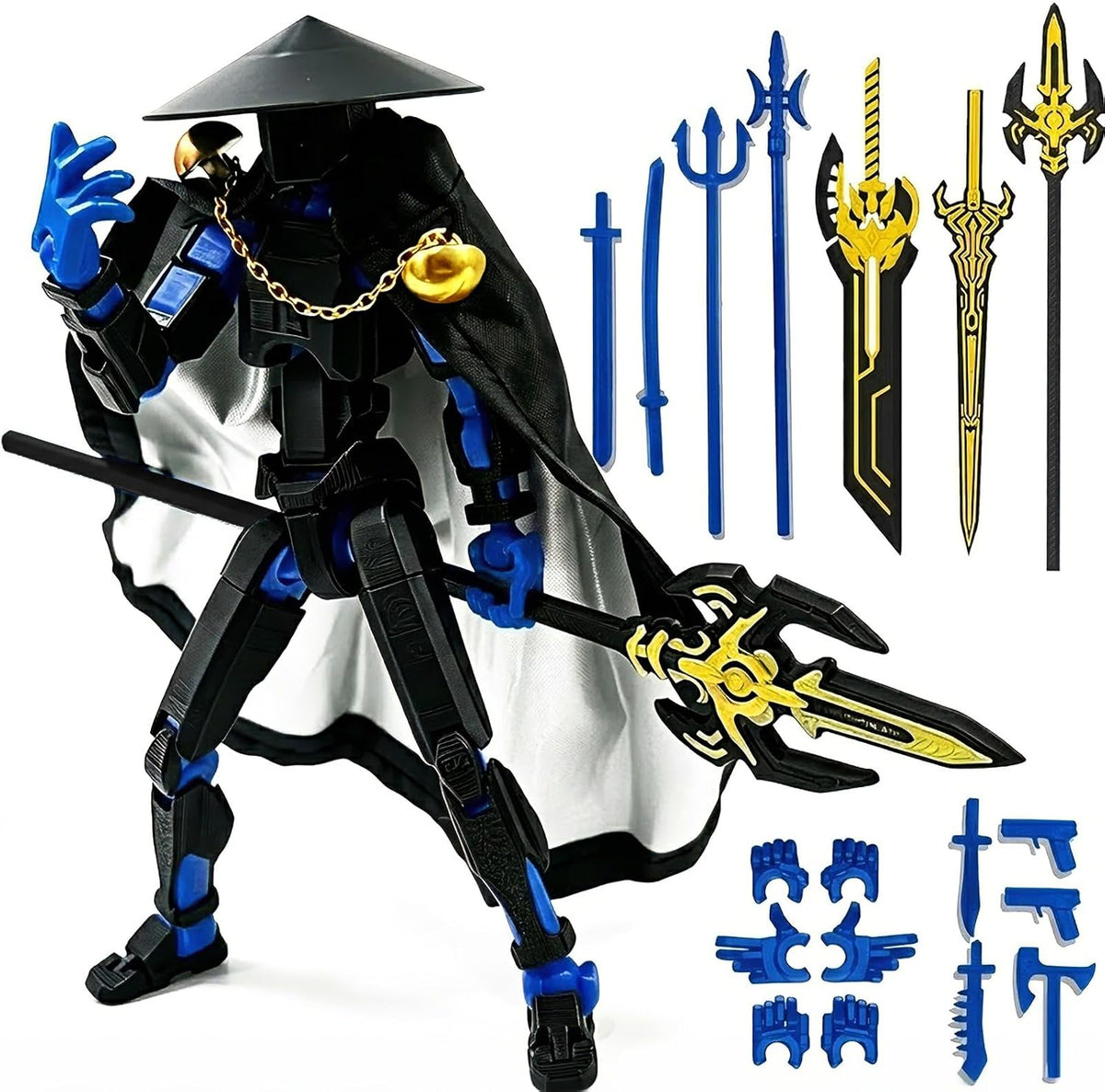 Titan 13 Figuras de acción, robot simulado multiarticulado, 13 figu...