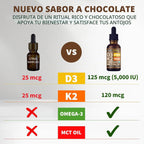 (Paquete de 2) Gotas Orgánicas de Vitamina D3 K2 con Aceite MCT Ome...